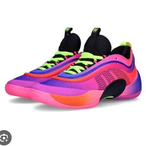 Adidas Black and Neon Don Issue 6, 9M, NO BOX